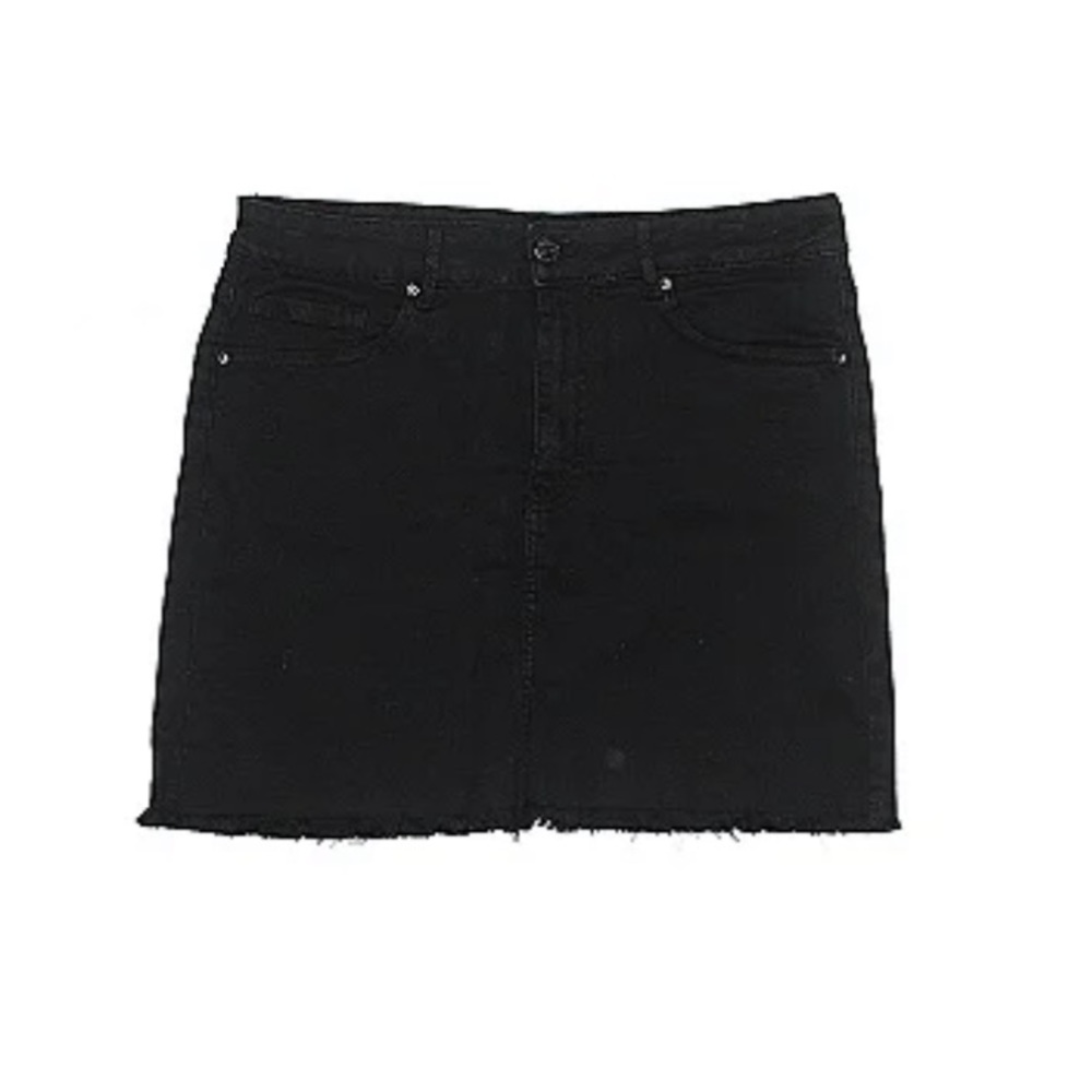 Forever 21 black jean skirt